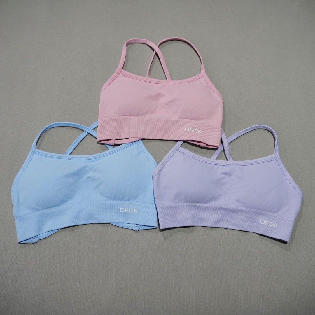 DFDK Sexy Cross Back Yoga Bra  - Push Up Bra Padded ulasan dan harga