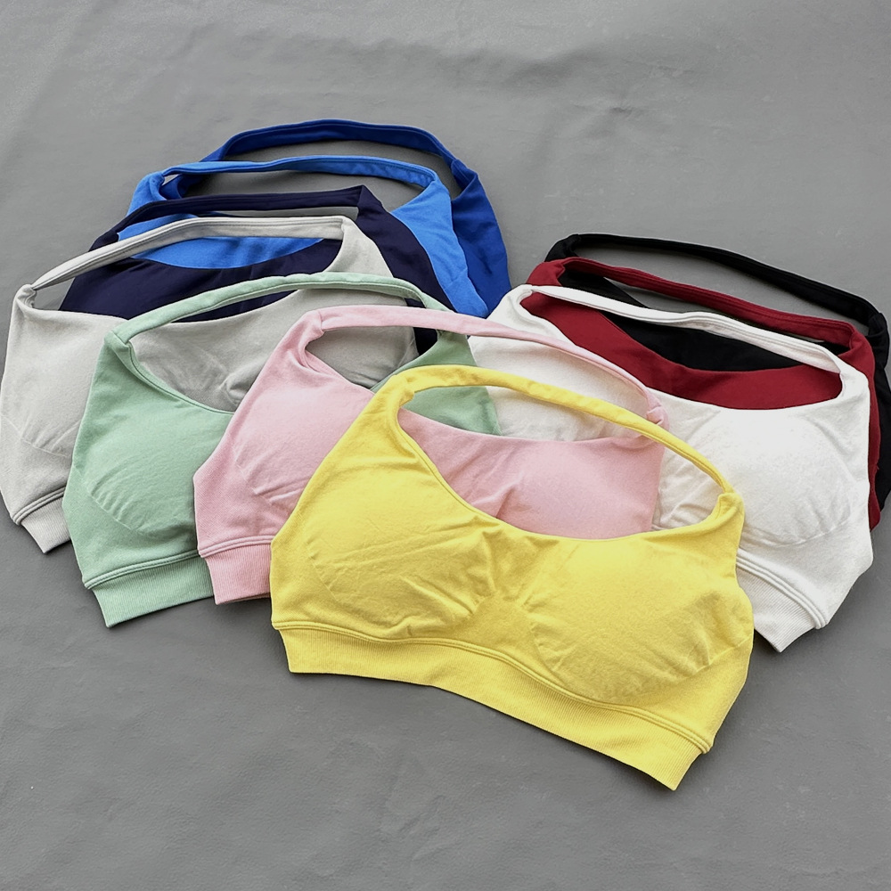 Sports Bra Women Seamless Halt - Push Up Bra Padded ulasan dan harga