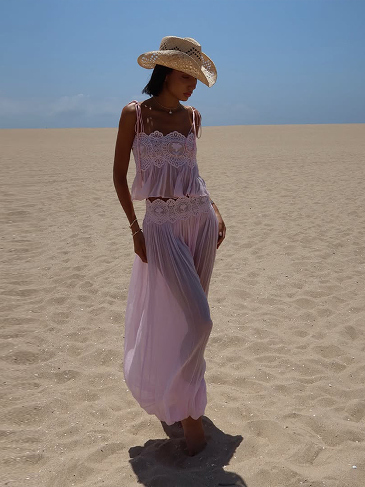 Beach Lace Hollow Out Women's  - Strapless Bra Backless ulasan dan harga