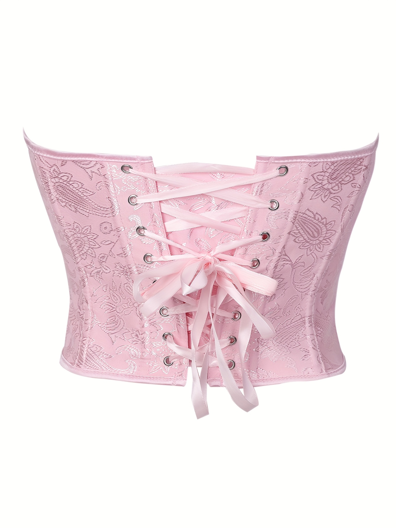 Pink Corset Gothic Victorian W - Strapless Bra Backless ulasan dan harga