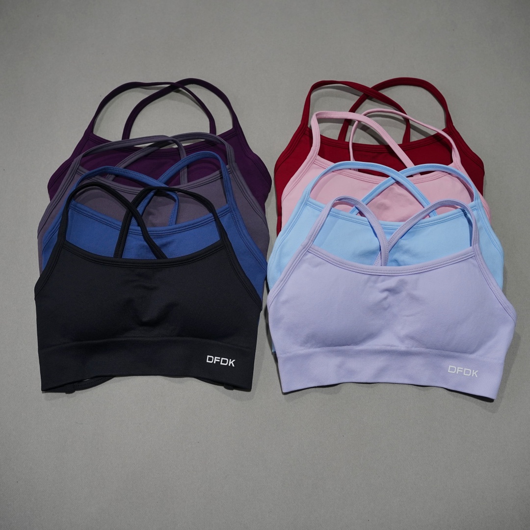 DFDK Ribbed Seamless Cross Bac - Push Up Bra Padded ulasan dan harga
